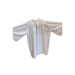 Customized hymn robe for children, designed light purple half-shawl hymn robe, white body, Yuen Long Baptist Church Children's Ministry hymn robe supplier CHR025 Customized hymn robe for children, designed light purple half-shawl hymn robe, white body, Yuen Long Baptist Church Children's Ministry hymn robe supplier CHR025